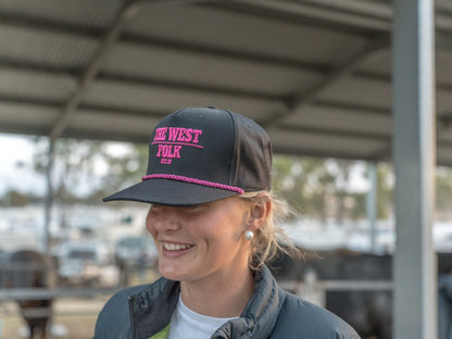Black & Pink Cap