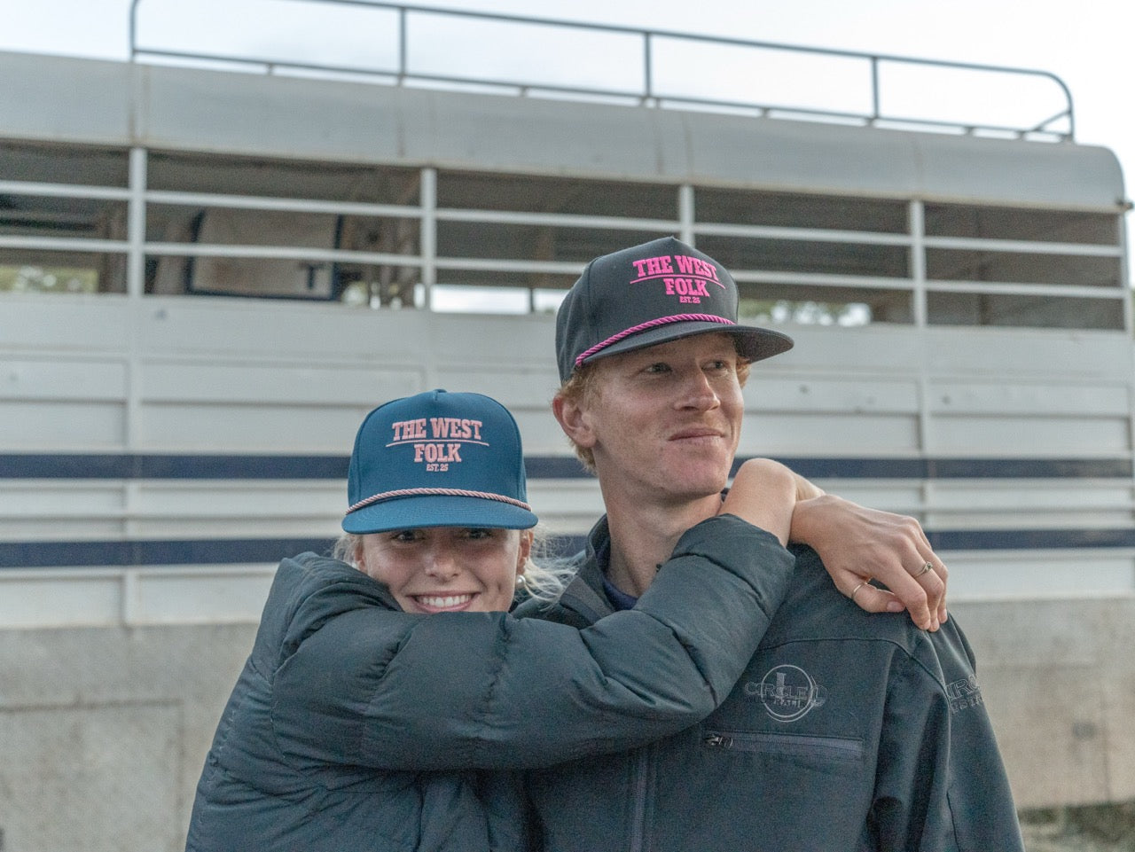 Navy & Pink Cap