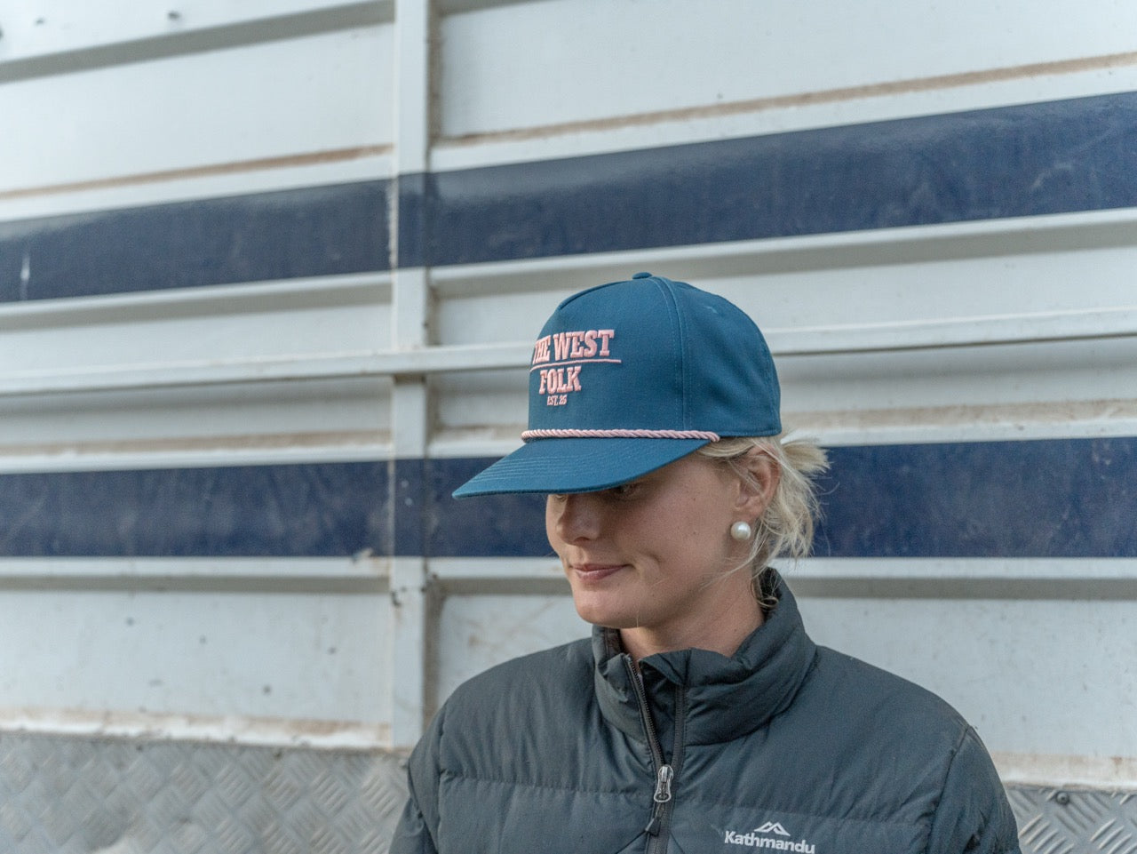 Navy & Pink Cap