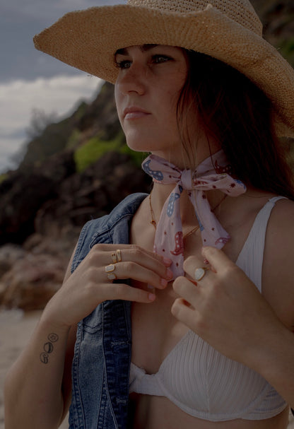 Cowgirl Boots Neck Tie