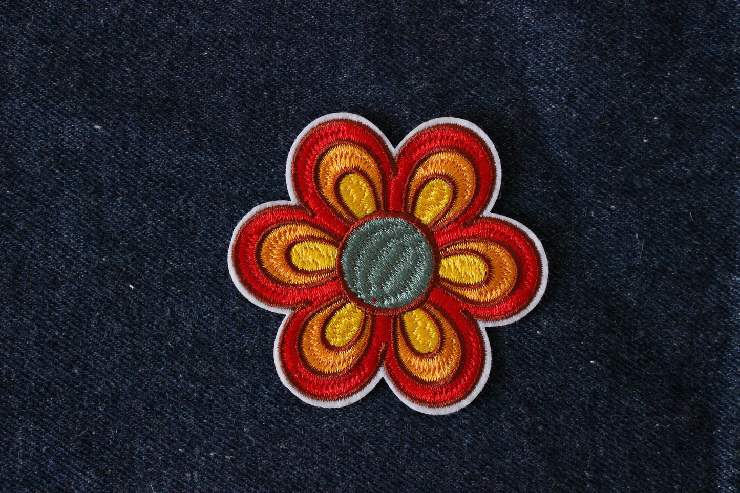 Flower Iron on Patch