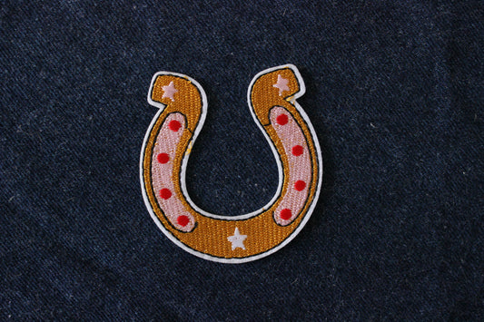 Horse Shoe Iron on Patch