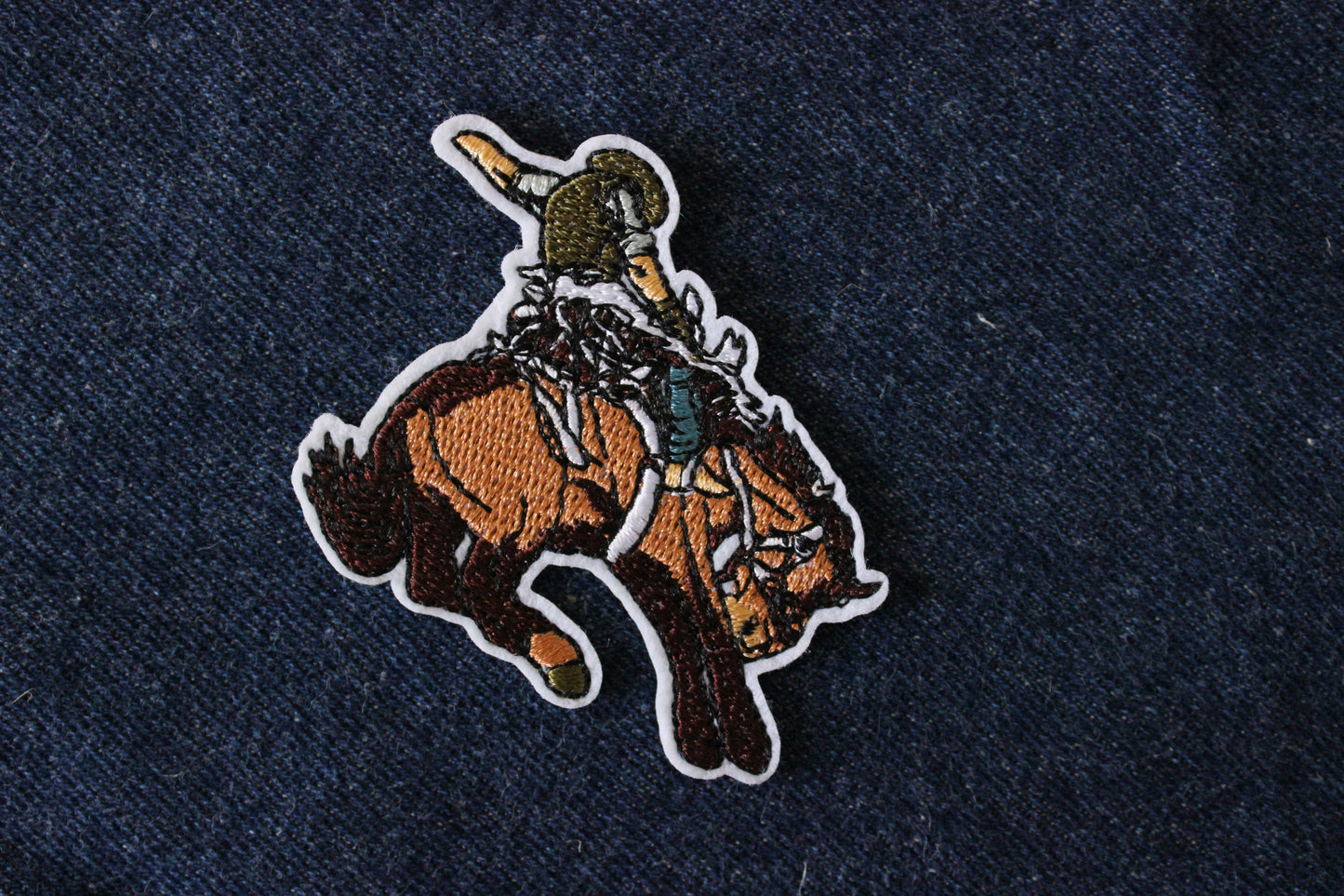 Bucking Bronc #2 Iron on Patch