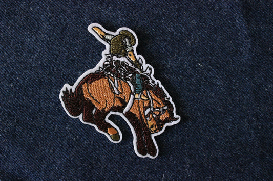Bucking Bronc #2 Iron on Patch