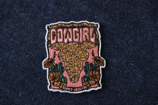 Cowgirl Desert Iron on Patch