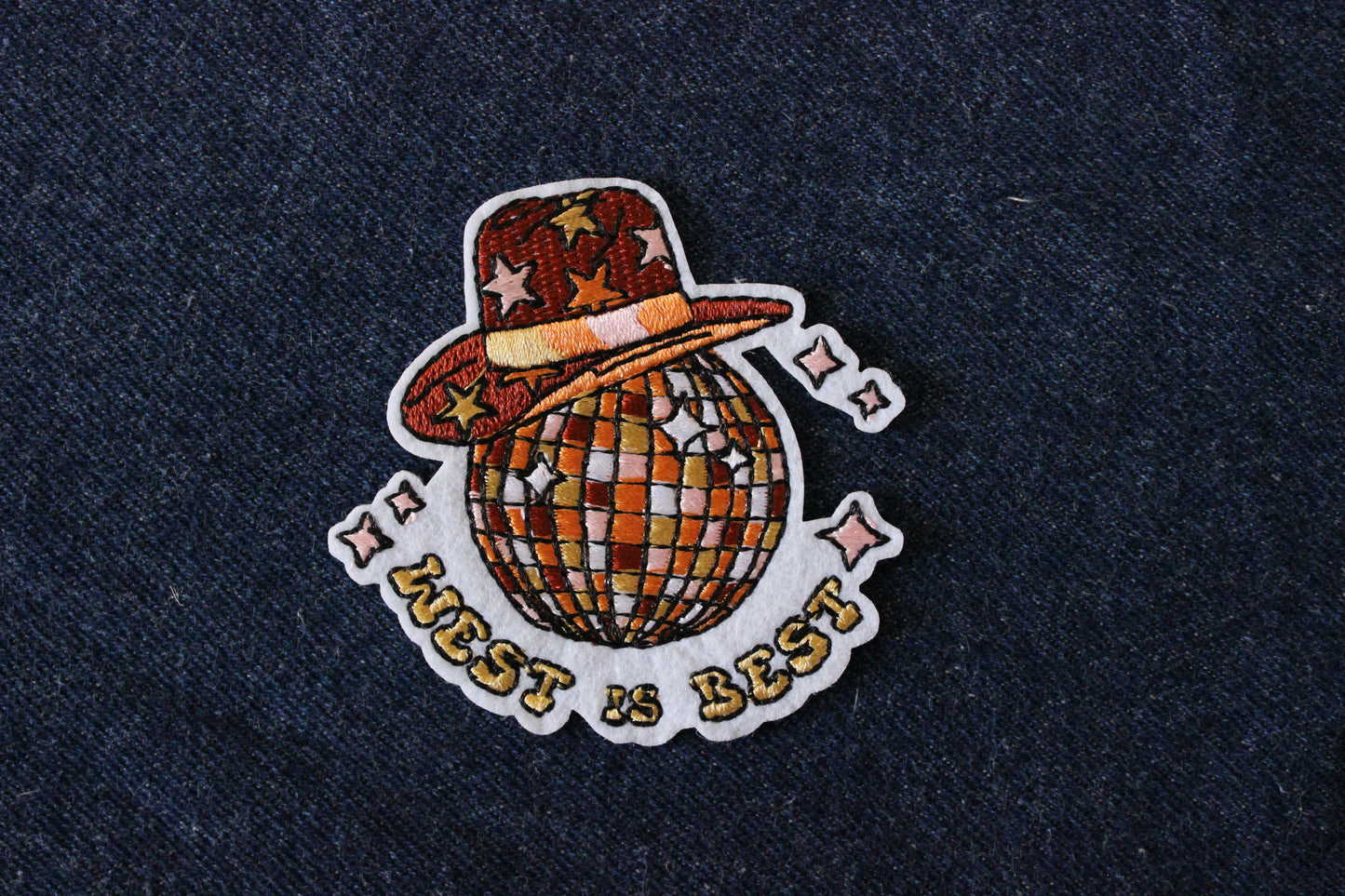 West is Best Iron on Patch