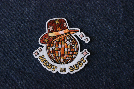 West is Best Iron on Patch