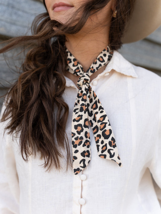 Cheetah Neck Tie